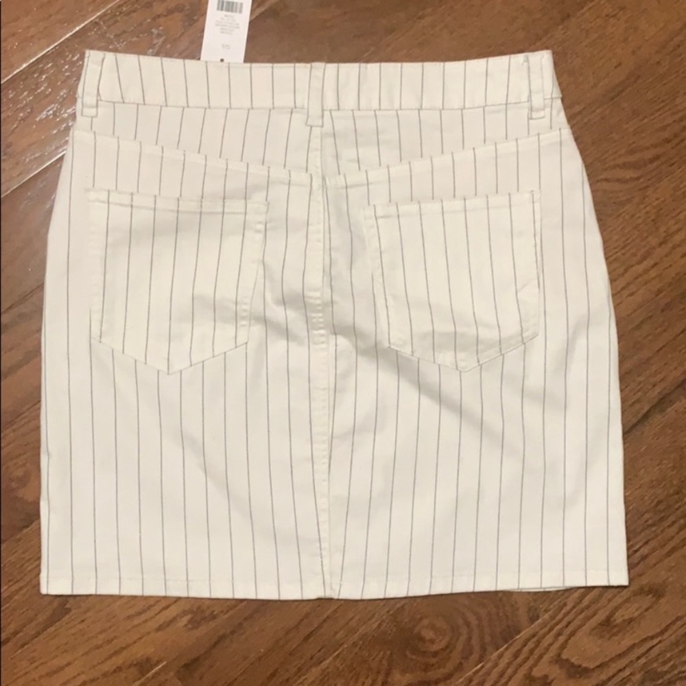 White Denim skirt